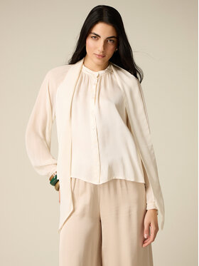 Oltre Oltre Koszula 5090J000928N021 Biały Regular Fit
