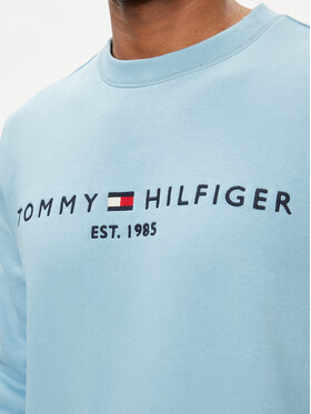 Tommy Hilfiger Majica Dugih Rukava Logo MW0MW11596 Plava Regular Fit