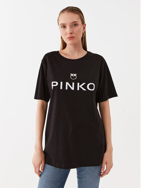 Pinko Pinko T-Shirt Scanner 101704 A12Y Czarny Relaxed Fit