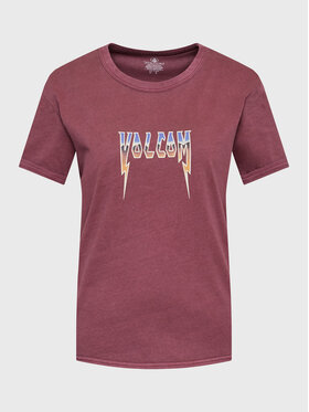 Volcom Volcom Футболка Truly Ringer B3512307 Бордовий Regular Fit