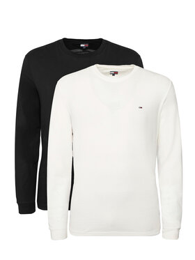 Tommy Jeans Tommy Jeans Σετ μακρυμάνικες μπλούζες DM0DM22148 Μαύρο Slim Fit