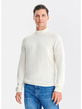 Pako Lorente Pako Lorente Sweter P25WN-2X-028 Biały Classic Fit