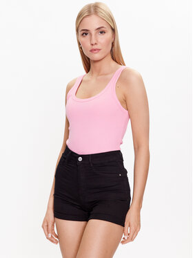 Gina Tricot Gina Tricot Top Rib tank 19105 Růžová Regular Fit