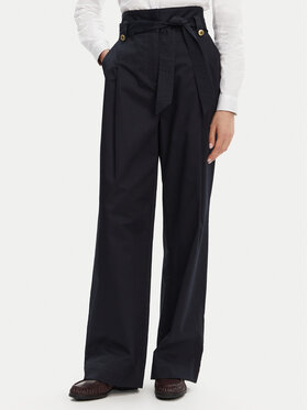 Barbour Barbour Riidest püksid Elsie LTR0385NY99 Tumesinine Wide Leg