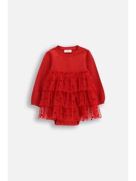 Coccodrillo Coccodrillo Sukienka ZC5129601EBG-009 Czerwony Regular Fit