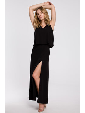 Makover Makover Abito da sera K048 Nero Regular Fit