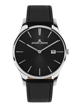 Jacques Lemans Jacques Lemans Zegarek 1-2122A Czarny