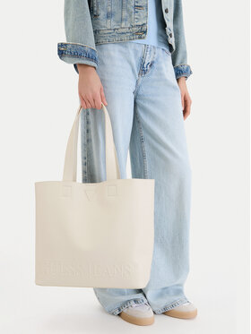 Guess Jeans Guess Jeans Kabelka CWBEO-GUESS-B-010-09 Écru