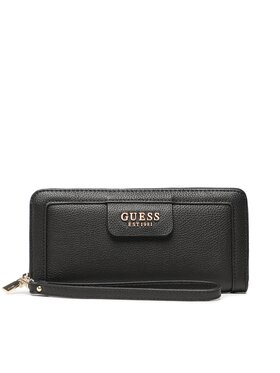 Guess Guess Голям дамски портфейл Slg Recap SWEVG8 96546 Черен