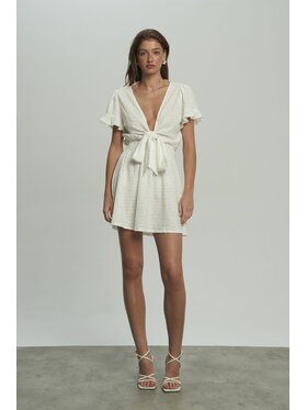 TRIPLÉS TRIPLÉS Sukienka codzienna Mila Biały Custom Fit