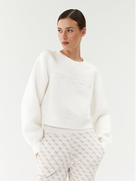 Guess Guess Pulóver Cindra V3BQ15 K7UW2 Fehér Regular Fit