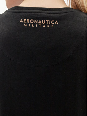 Aeronautica Militare Majica 241TS2233DJ510 Črna Regular Fit