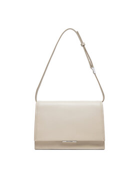 Calvin Klein Ročna Torba Ck Linear Shoulder Bag K60K612158 Écru