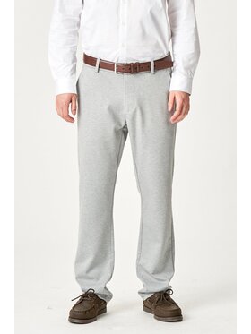 TeeShoppen TeeShoppen Spodnie garniturowe 'Perform Collection' Szary Regular Fit