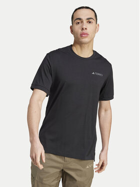 adidas adidas T-Shirt Terrex Xploric IN4618 Czarny Regular Fit