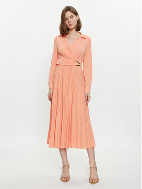 Marella Marella Cocktail obleka Evelin 2413621011 Oranžna Regular Fit