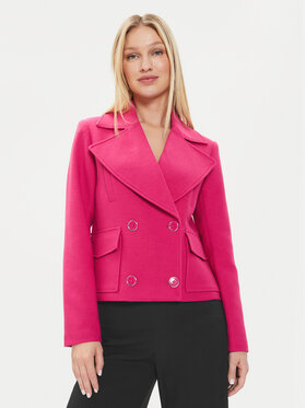 Morgan Morgan Cappotto di transizione 241-GSOSSO Rosa Straight Fit