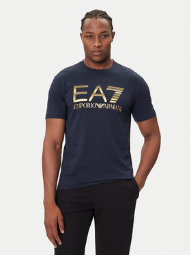 EA7 Emporio Armani EA7 Emporio Armani T-Shirt 7M001189 AF17789 UB102 Granatowy Regular Fit