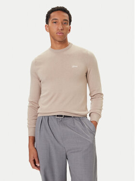 Guess Guess Svetr M5YR26 Z0122 Béžová Slim Fit