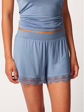 Skiny Skiny Šortky z materiálu 82615 Modrá Comfortable Fit