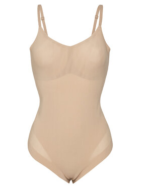 Calvin Klein Underwear Calvin Klein Underwear Kombinezon modelujący LV00QF8295 Beżowy