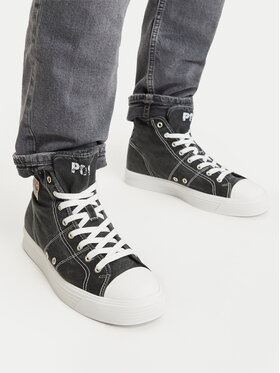 Polo Ralph Lauren Polo Ralph Lauren Trampki Ayers Mid Sk Ltl 809P07628003 Czarny