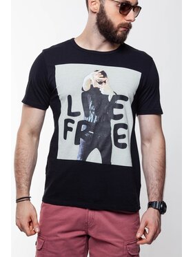 Lee Lee T-shirt PHOTO TEE Nero Regular Fit