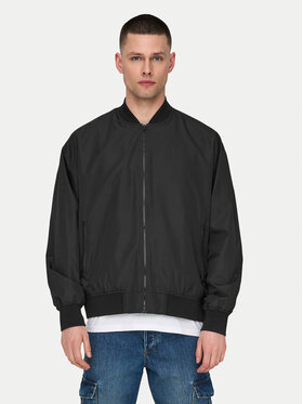 Only & Sons Only & Sons Μπόμπερ μπουφάν Gavin 22030757 Μαύρο Regular Fit