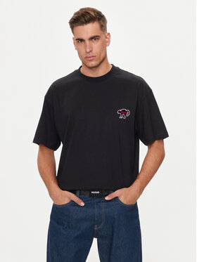 HUGO Hugo T-Shirt Dimonade 50518963 Schwarz Relaxed Fit