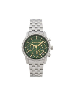 Michael Kors Michael Kors Ročna ura Bryant Chrono MK7583 Srebrna