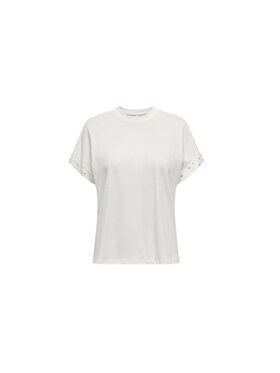 ONLY ONLY T-shirt Maglia onl olivia life ss loose Bianco Regular Fit