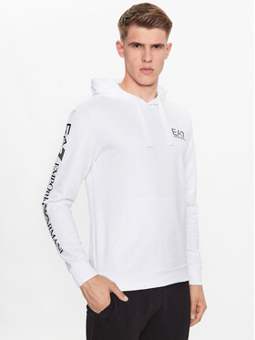 EA7 Emporio Armani EA7 Emporio Armani Majica dugih rukava 8NPM18 PJ05Z 1101 Bijela Regular Fit