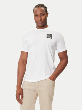 Calvin Klein Jeans Calvin Klein Jeans T-Shirt Gradient Monogram LV04RC859G Biały Regular Fit