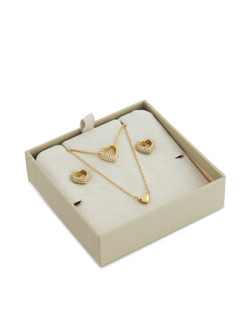 Guess Guess Set náhrdelník a náušnice JUBS05 076JW Zlatá