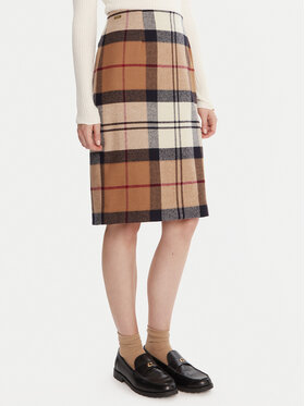 Barbour Barbour mini svārki Rosa LSK0064BR37 Bēšs Regular Fit