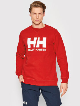 Helly Hansen Helly Hansen Sweatshirt Logo Crew 34000 Rot Regular Fit