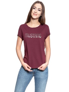 Mustang Mustang T-Shirt ALINA C PRINT Czerwony Regular Fit
