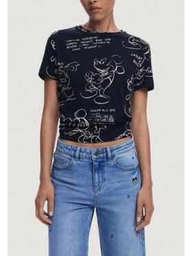 Desigual Desigual T-shirt TS_MICKEY SKETCH Grigio Casual Fit