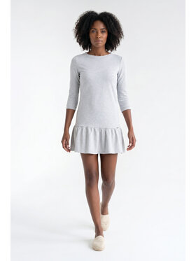 FIGL FIGL Sukienka codzienna M1374 Szary A-Line Fit