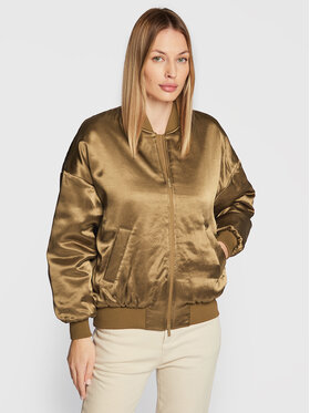 Max Mara Leisure Max Mara Leisure Яке бомбър Sierra 34860426 Кафяв Regular Fit