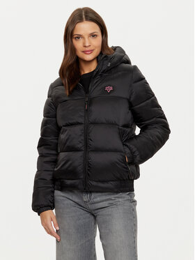 Guess Guess Daunenjacke W4PL3M WH0J0 Schwarz Regular Fit
