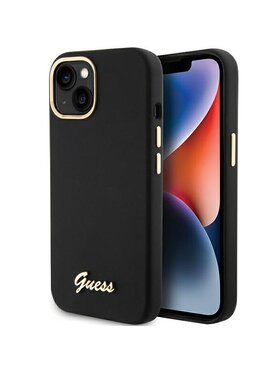 Guess Guess Etui na telefon iPhone 15 Pro Czarny