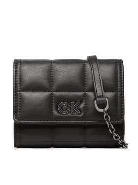 Calvin Klein Calvin Klein Kabelka Re-Lock Quilt Trifold Md W/Strap K60K610476 Černá