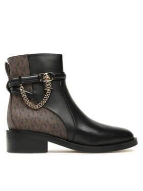 MICHAEL Michael Kors MICHAEL Michael Kors Ботильйони Hamilton Flat Bootie 40F3HAME6L Чорний