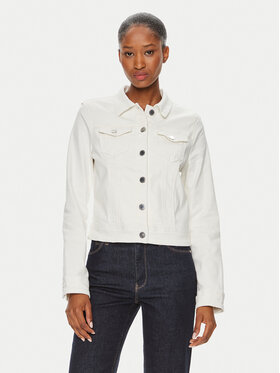 Morgan Morgan Geacă de blugi 221-VPOM1 Alb Slim Fit