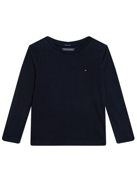 Tommy Hilfiger Tommy Hilfiger Majica KB0KB04141 S Tamnoplava Long Sleeve