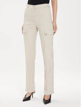 Morgan Morgan Riidest püksid 241-PAZZA.F Beež Slim Fit