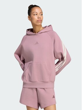 adidas adidas Bluza 164811 Fioletowy Loose Fit
