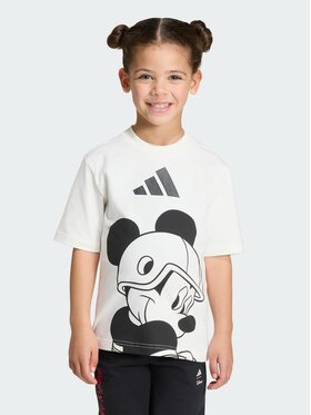adidas adidas T-Shirt 164615 Kremowy Loose Fit