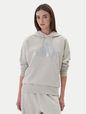 adidas adidas Bluza Holiday Metallic Graphic JM4428 Beżowy Regular Fit